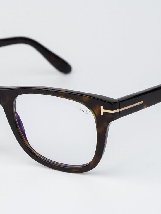 Tom Ford Women Eyeglasses Havana Square FT5820-B 052 NEW AUTHENTIC main image 8